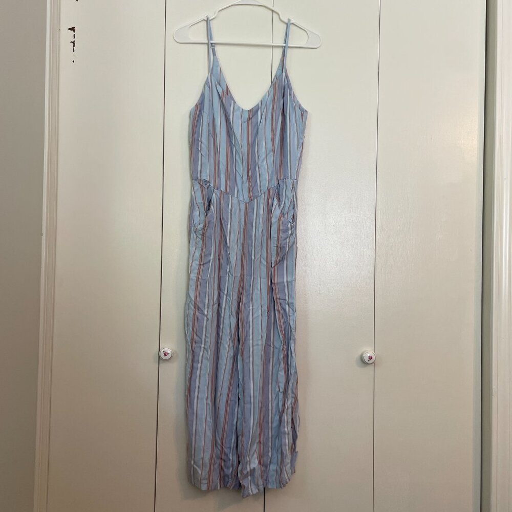 Small Blue Striped Jumpsuit, Pure Collection US